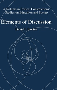Enlarge image Cover: Elements of Discussion - Information Age Publishing