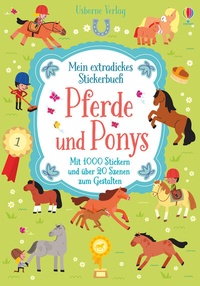 Enlarge image Cover: Mein extradickes Stickerbuch: Pferde und Ponys - Usborne