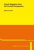 Cover: Czech Negation from the Formal Perspective - LINCOM GmbH