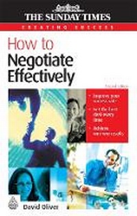 Enlarge image Cover: How to Negotiate Effectively - Kogan Page Ltd