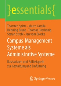 Abbildung von: Campus-Management Systeme als Administrative Systeme - Springer Vieweg