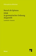 Cover: Ethik in geometrischer Ordnung dargestellt - Meiner