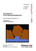 Cover: Simulationen in der D&uuml;nnschichttechnik - TEWISS