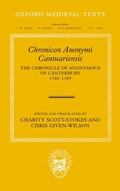 Cover: Chronicon Anonymi Cantuariensis - OUP eBook