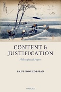 Cover: Content and Justification - OUP eBook