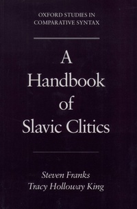 Enlarge image Cover: A Handbook of Slavic Clitics - OUP USA
