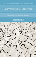 Cover: Studying Political Leadership - Palgrave Macmillan