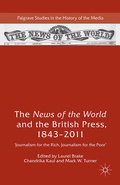 Cover: The News of the World and the British Press, 1843-2011 - Palgrave Macmillan