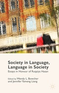Cover: Society in Language, Language in Society - Palgrave Macmillan