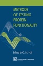 Cover: Methods of Testing Protein Functionality - Chapman and Hall