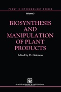Cover: Biosynthesis and Manipulation of Plant Products - Springer