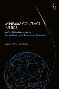 Abbildung von: Minimum Contract Justice - Hart Publishing