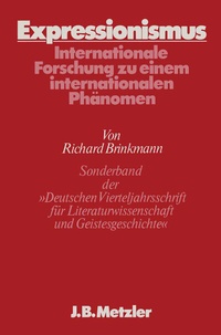 Enlarge image Cover: Expressionismus - J.B. Metzler