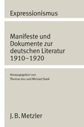 Cover: Expressionismus - J.B. Metzler