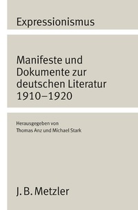 Enlarge image Cover: Expressionismus - J.B. Metzler
