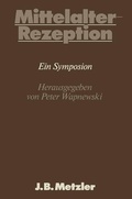 Cover: Mittelalter-Rezeption - J.B. Metzler