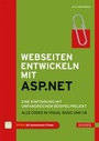 Cover: Webseiten entwickeln mit ASP.NET - Hanser