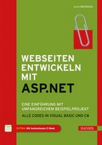 Abbildung von: Webseiten entwickeln mit ASP.NET - Hanser