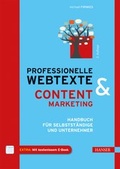 Cover: Professionelle Webtexte & Content Marketing - Hanser