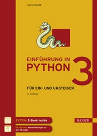 Bild vergrößern Bild: Einführung in Python 3 - Hanser