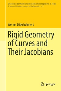 Abbildung von: Rigid Geometry of Curves and Their Jacobians - Springer