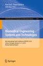 Cover: Biomedical Engineering Systems and Technologies - Springer