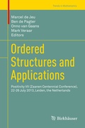 Cover: Ordered Structures and Applications - Birkh&auml;user