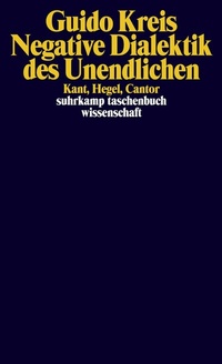 Abbildung von: Negative Dialektik des Unendlichen - Suhrkamp