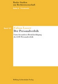 Enlarge image Cover: Der Personalverleih - Helbing & Lichtenhahn