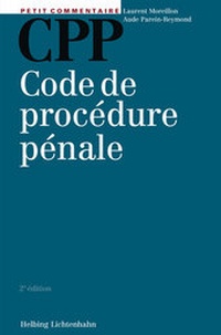 Enlarge image Cover: CPP - Code de procédure pénale - Helbing & Lichtenhahn