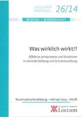 Cover: Was wirklich wirkt!? - Evangelische Akademie Loccum