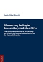 Bild: Bilanzierung bedingter Sale-and-buy-back-Geschäfte - Tectum Wissenschaftsverlag