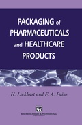 Cover: Packaging of Pharmaceuticals and Healthcare Products - Springer