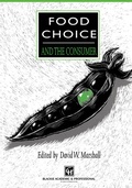 Cover: Food Choice and the Consumer - Chapman and Hall