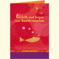 Cover: Gru&szlig;karte - Gl&uuml;ck und Segen zur Konfirmation (rot) - Coppenrath