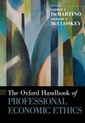 Cover: The Oxford Handbook of Professional Economic Ethics - OUP USA