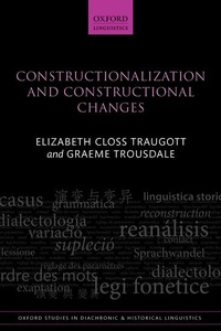 Enlarge image Cover: Constructionalization and Constructional Changes - Oxford University Press