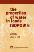 Cover: The Properties of Water in Foods ISOPOW 6 - Springer