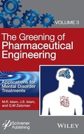 Cover: The Greening of Pharmaceutical Engineering, Applications for Mental Disorder Treatments - Wiley-Scrivener