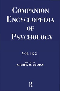 Abbildung von: Companion Encyclopedia of Psychology - Routledge