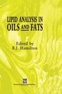 Cover: Lipid Analysis in Oils and Fats - Springer