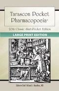 Cover: Large Print: Tarascon Pocket Pharmacopoeia 2016 Classic Shirt-Pocket Edition - Jones and Bartlett Publishers, Inc
