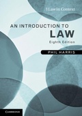 Cover: An Introduction to Law - Cambridge University Press