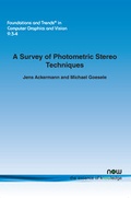 Cover: A Survey of Photometric Stereo Techniques - now publishers Inc