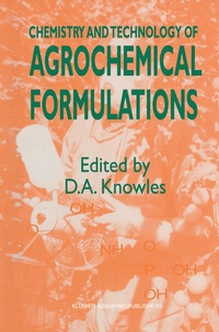Abbildung von: Chemistry and Technology of Agrochemical Formulations - Springer