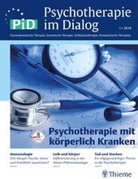 Abbildung von: Psychotherapie mit körperlich Kranken - Thieme