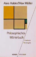 Cover: Philosophisches W&ouml;rterbuch - Verlag Herder