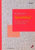 Cover: Schulf&auml;hig? - Verlag Herder