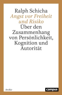 Enlarge image Cover: Angst vor Freiheit und Risiko - Campus