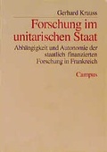 Cover: Forschung im unitarischen Staat - Campus
